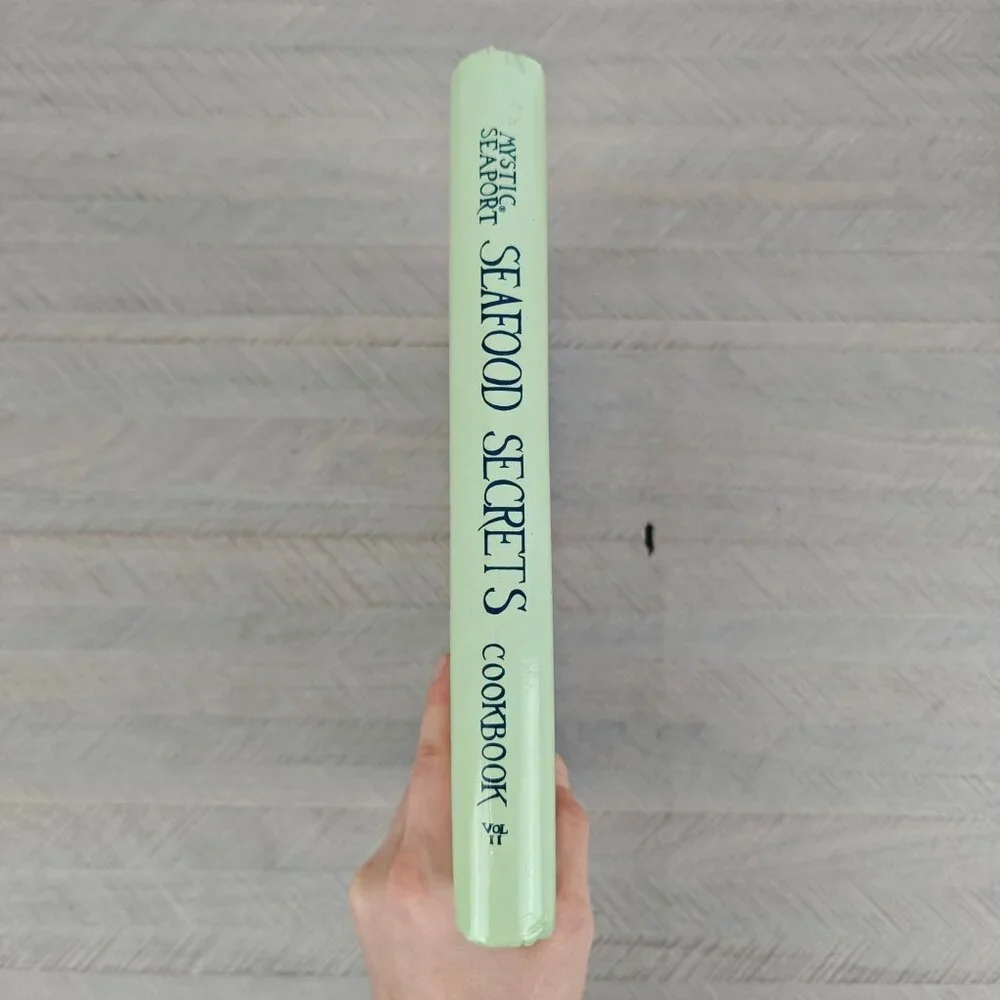 Mystic Seaport Seafood Secrets Cookbook Connecticut Local Ethnic Recipes Vintage